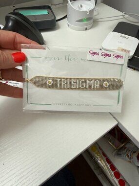 Sigma Sigma Sigma Beaded Bracelet - NWT